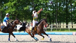 Le horse-ball compte parmi les disciplines au menu du Grand Tournoi.