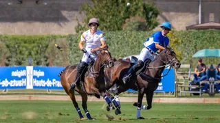 Comme depuis le début de l’Open de France Barnes de polo, le Britannique Louis Hine s’est encore mis en valeur aujourd’hui en inscrivant pas moins de 7 goals.