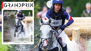 Alexis Goury est en couverture du dernier numéro du magazine GRANDPRIX.
