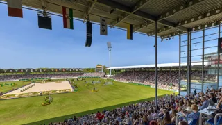Le mythique stade principal du parc équestre de la Soers accueillera les épreuves de dressage et jumping des Mondiaux aixois