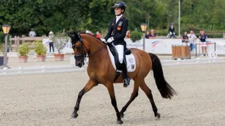 L'Allemagne a été sacrée championne d'Europe Poneys au Mans, notamment grâce à Lilly Kasselmann et Nasdaq FH, ici en photo.
