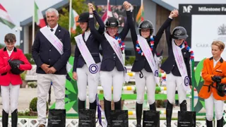 Ce dimanche, l'équipe de France Poneys a remporté la finale des Coupes des nations de Kronenberg.