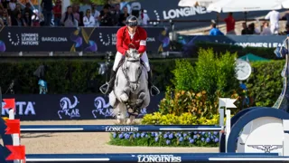 Richard Vogel et Cloudio ont porté l’Allemagne à la victoire en finale de la Ligue des nations Longines, cet après-midi à Barcelone