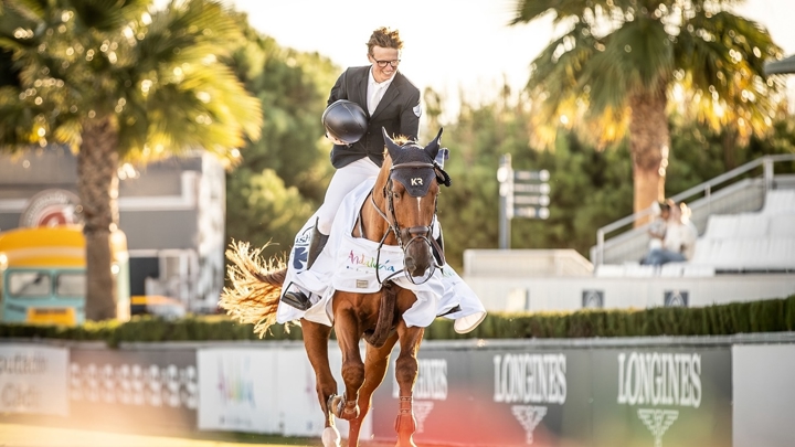 Associé à Oscar the Homage, Mathieu Bourdeaud’Hui s'est offert sa première victoire en 3* dans le Grand Prix de Vejer de la Frontera, hier après-midi.