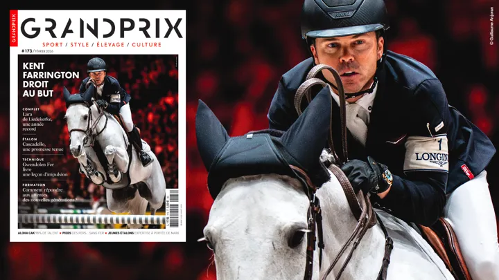 Kent Farrington est en couverture du nouveau numéro du magazine GRANDPRIX.