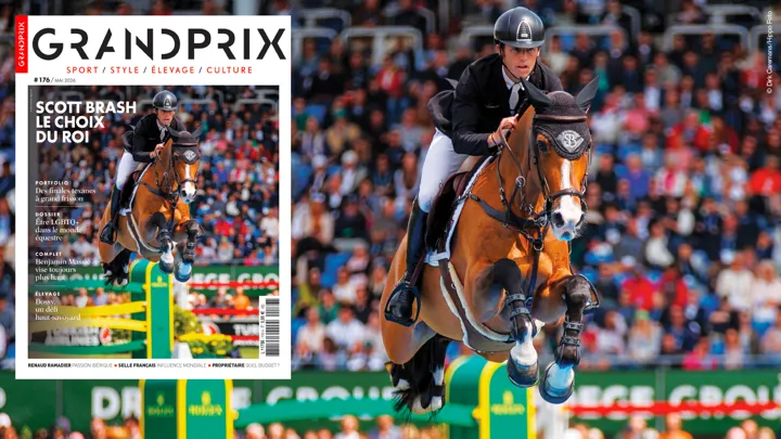 Scott Brash est en couverture du dernier numéro du magazine GRANDPRIX.