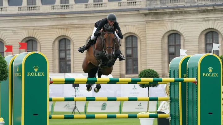 Ici à Chantilly en 2021 avec Aldo du Plessis, Alexis Deroubaix a connu beaucoup de succès lors de sa collaboration avec le haras du Plessis.