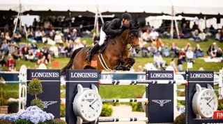 Beat Mändli et Qoachella lors du CSI 5*-W de Williamsburg.