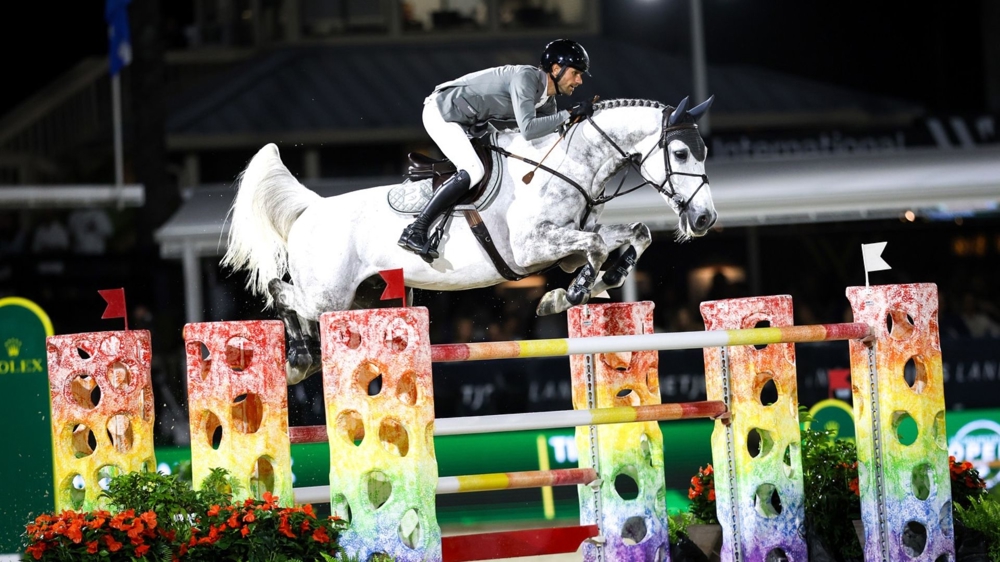 Chrisitan Kukuk et Checker 47 lors du Grand Prix 5* de Wellington
