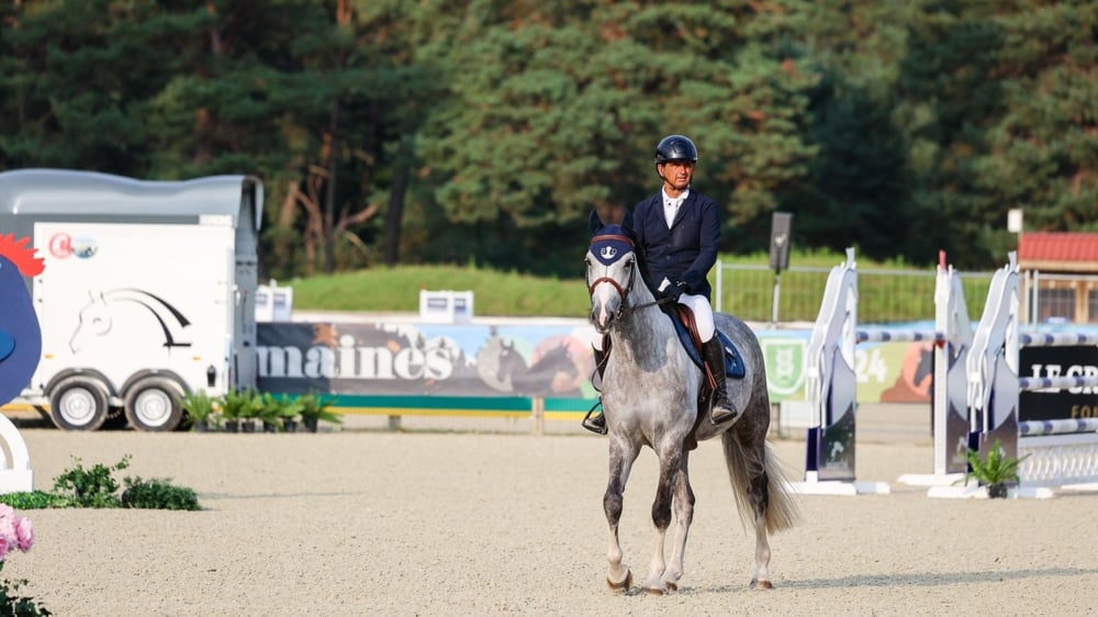 Après quatre parcours parfaits, Igy de la Roque est devenue championne de France des six ans, sous la selle de son cavalier, Geoffroy Breant.