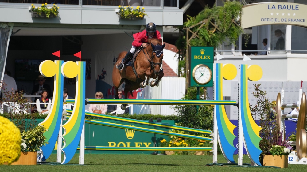 Pius Schwizer et Chelsea Z pendant le CSIO 5* de La Baule, le 8 juin 2024.