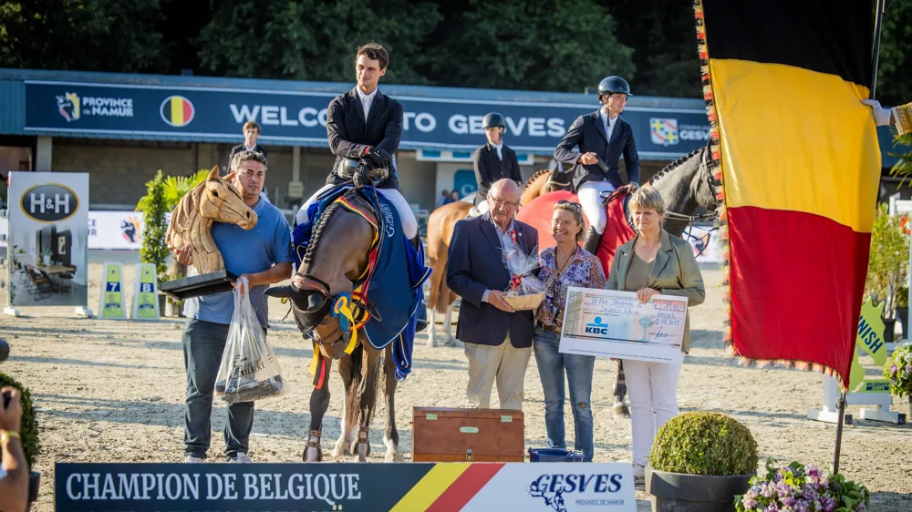 La Fée Sauvenière s'est imposée dans l'épreuve réservée aux chevaux de six ans à Gesves.