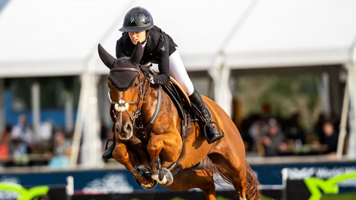 Nina Mallevaey et My Clementine ont conquis leur première victoire commune en Grand Prix 5* à Williamsburg.