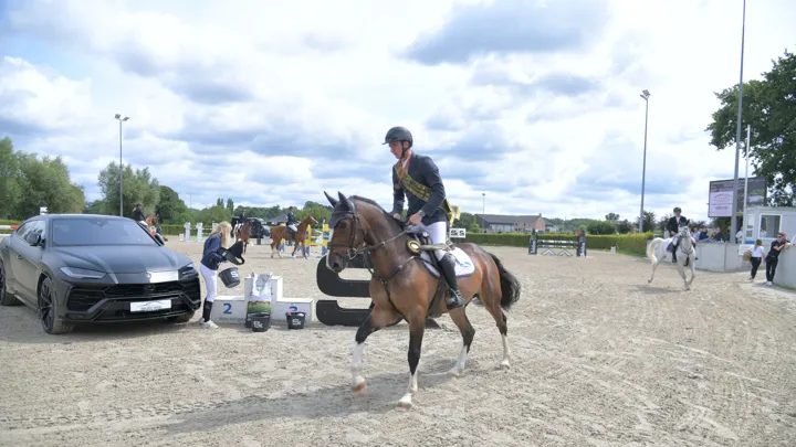 Bert Panneels werd tweede met Upsakee P