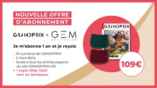 Abonnez-vous un an au magazine GRANDPRIX pour recevoir un tapis GEM
