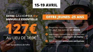 Abonnez-vous dès maintenant et profitez de GRANDPRIX.tv pendant un an !
