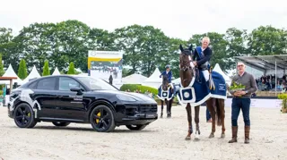 Saltador Ter Putte won de één ster Grand Prix