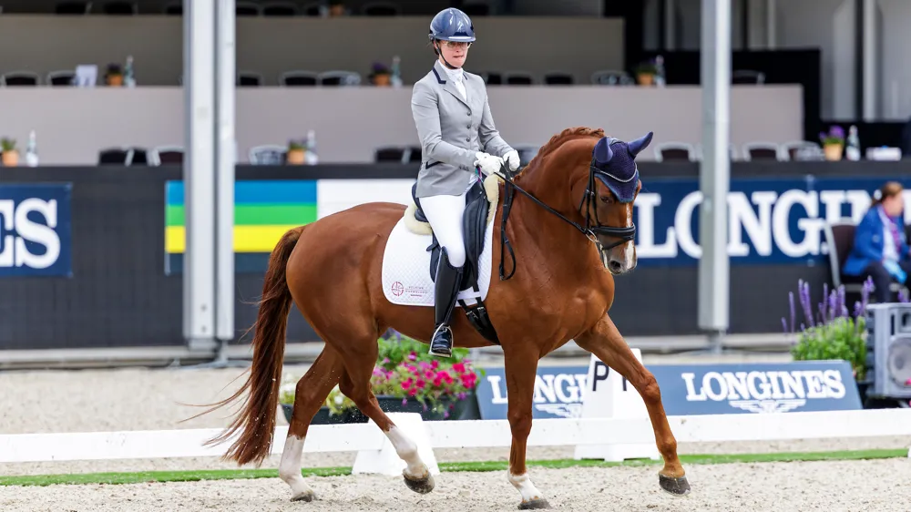 Tsar van de Wolfshoeve tijdens het WK voor 5-jarigen in 2024