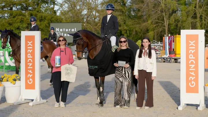 En selle sur Cadillac Sunheup, Louise Tison a triomphé dans l'épreuve majeure réservée aux Enfants.