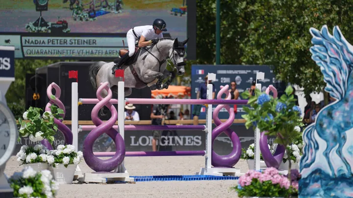Ici avec Quarantinette VT Hazelarenhoekje, Nadja Peter Steiner semble avoir renoncé aux Mondiaux d'Aix-la-Chapelle.