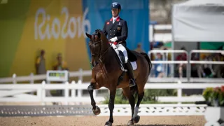 Carl Hester lors des Jeux olympiques de 2016 à Rio, au Brésil.