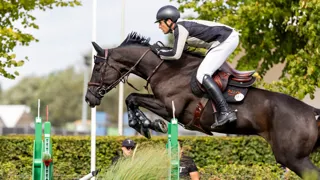 Nicola Philippaerts op het GP-podium in Wellington