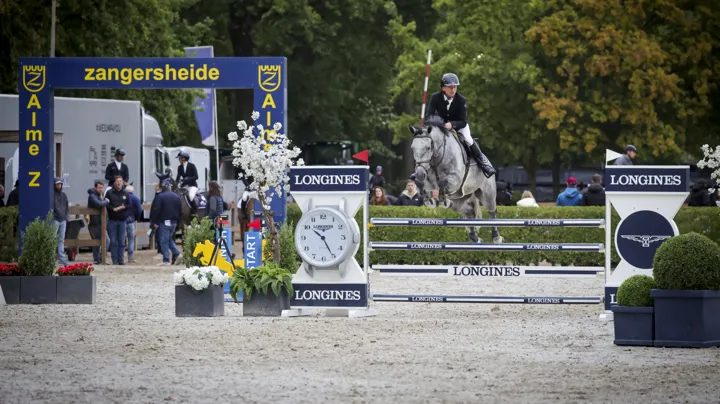 Charrief van de Molen Z tijdens het WK vorig jaar met Nico Baerts