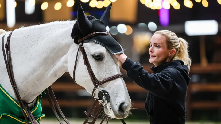 Depuis plus d'une décennie, la silouhette de Denis Moriarty suit celle de Kent Farrington dans ses plus beaux succès, comme cette année à Genève.