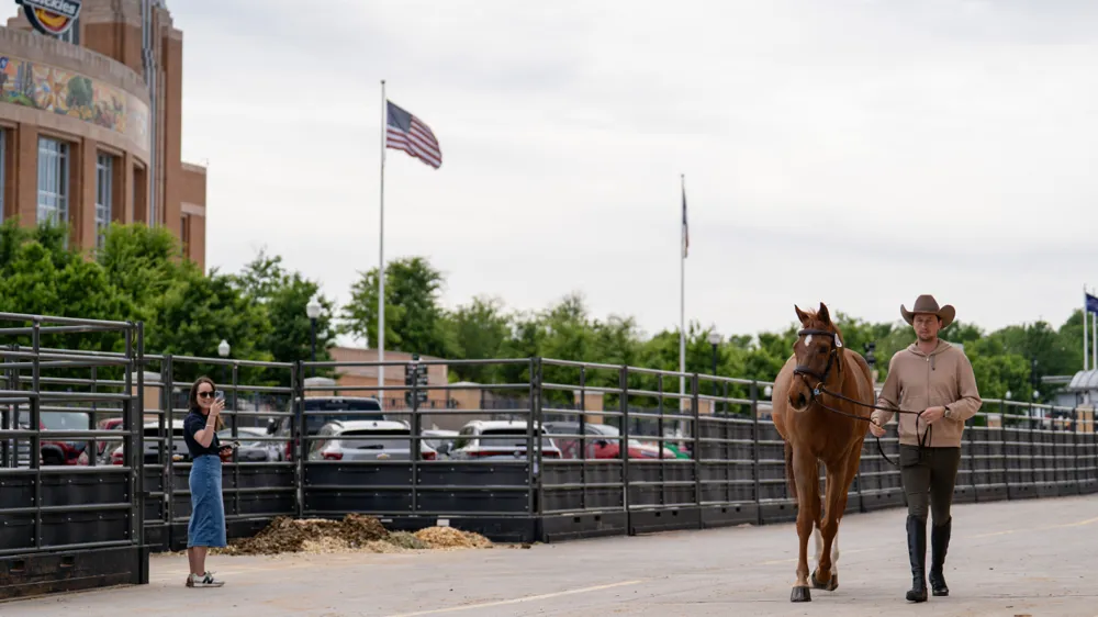 Martin Fuchs et Lorde do Belmonte se sont mis à l'heure texane et entendent bien montrer de quoi ils sont capables.