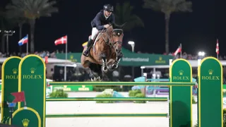 Ici à Wellington au mois de mars, Rodrigo Pessoa et Prins van’t Eigenlo ont remporté cette nuit leur premier Grand Prix 5* à Monterrey.