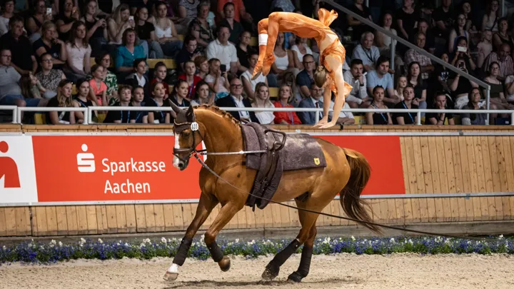 Dernière apparition aux championnats du monde pour la voltigeuse allemande Kathrin Meyer.