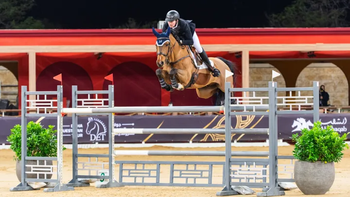 Associés depuis janvier 2022, Harry Charles et Casquo Blue ont remporté leur premier Grand Prix international à Doha.