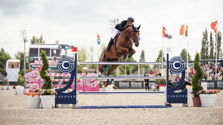 François Xavier Boudant et Hitot de Riverland ont remporté aujourd'hui le Grand Prix CWD de la Ville de Cabourg