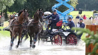 À Aix-la-Chapelle, Franck Grimonprez a participé à son premier grand rendez-vous en attelage à quatre chevaux.