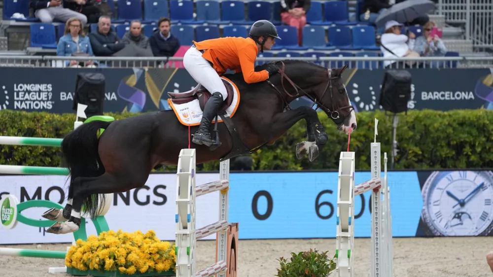 Bas Moerings et Ipsthar ont réalisé de bons parcours pour leur première finale de la Ligue des nations Longines.