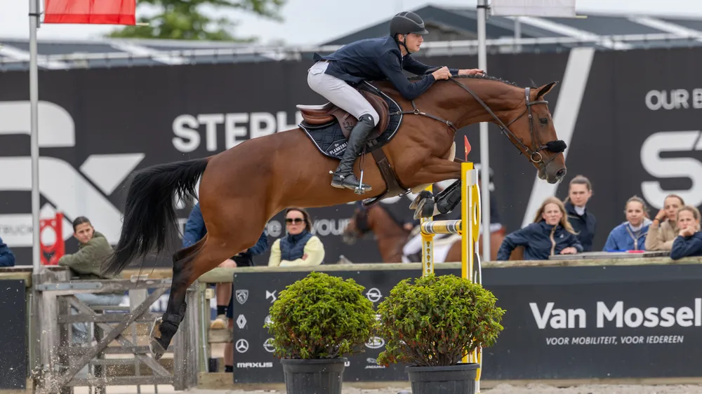 Sterke dag voor Jonas Van Dijck op nationale Silver League-wedstrijd