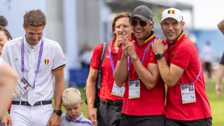 Grote vreugde bij het Belgische team