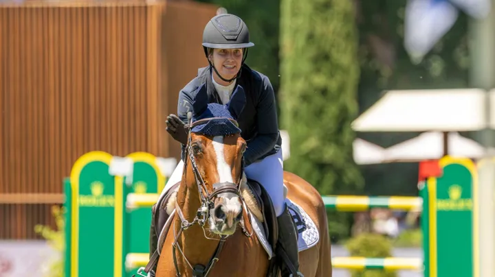 Cette année, Portobella van de Fruitkorf et Emilie Conter ont réalisé un sans-faute dans six des onze Grands Prix 5* auxquelles elles ont participé.