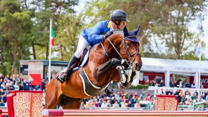 En avril 2025, Christian Ahlmann et D'Aganix 2000 s'étaient offert la troisième place d'une épreuve en deux manches à 1,55m.