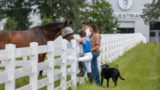 Au World Equestrian Center d’Ocala, plusieurs dizaines de paddocks sont mis à disposition pour les chevaux participant aux concours internationaux.