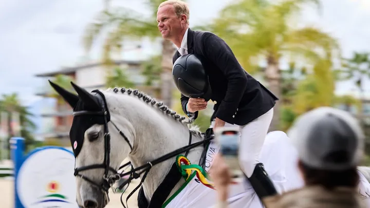 Jerome Guery won de reeks voor 7-jarigen