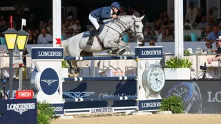 Christian Kukuk et Checker 47 dans le Grand Prix 1,60m de Londres, dixième étape du Longines Global Champions Tour