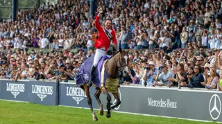  Op 23 augustus in Aken werd Steve Guerdat de derde ruiter in de geschiedenis van de springsport die Olympische, wereld- en Europese individuele titels aan zijn palmares kon toevoegen.