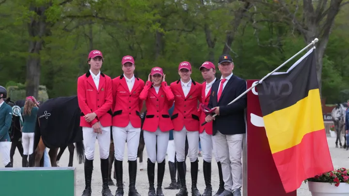 Brons voor het Belgische Young Riders team