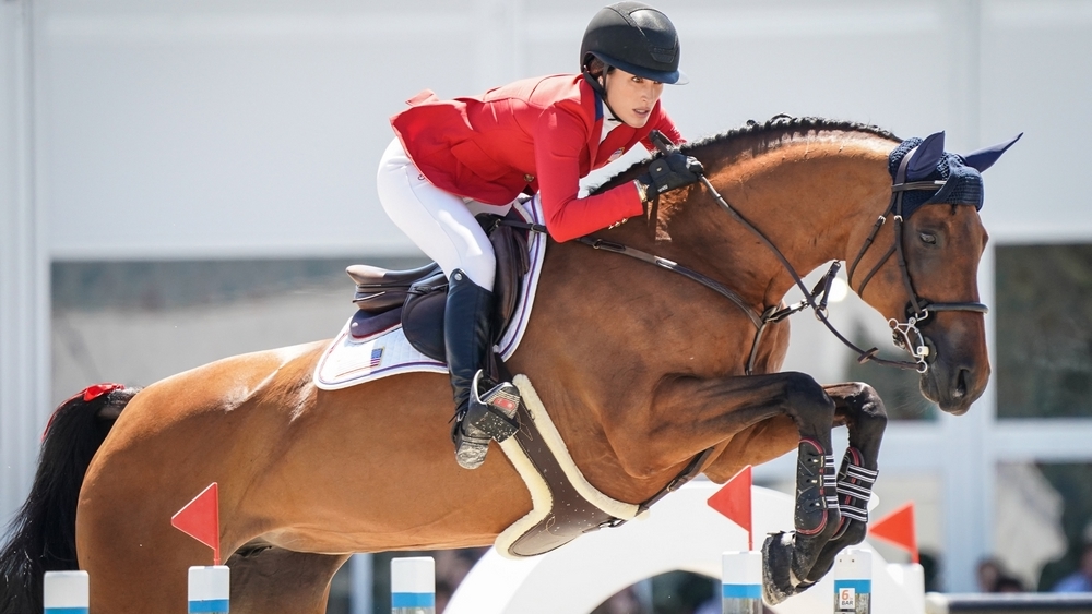 Jessica Springsteen et Zecilie. © Sportfot