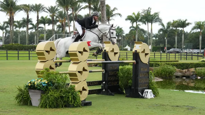 Cormac Hanley wint GP in Mill Spring met BWP’er Santiago vh Netehof