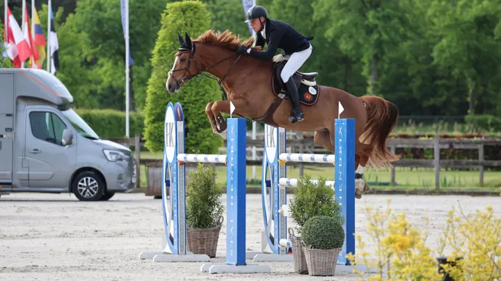 Dominique Hendrickx sprong naar een derde plaats