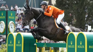 Ici lors du CSIO de Rome, le public international a découvert Michael Greeve en 2025.