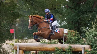 Benjamin Massié et Figaro Fonroy ont pris la tête du CCIO 4*-S de Lignières aujourd'hui, lors du cross.