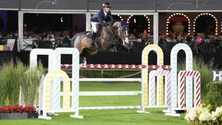 Avec Ginger-Blue, le Britannique Ben Maher a déroulé un parcours plein de facilité.